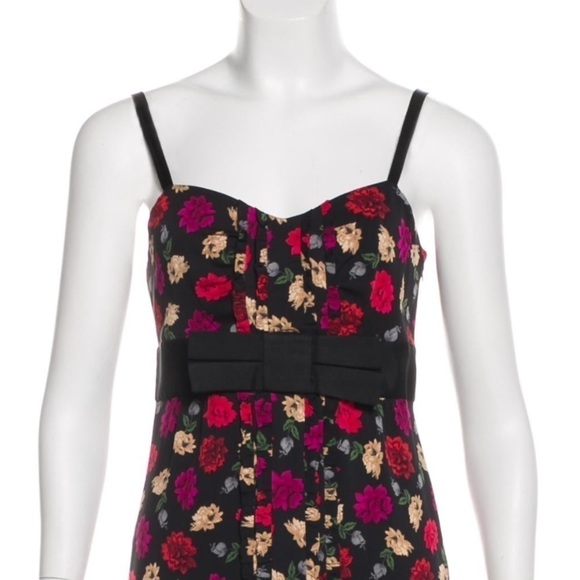 Diane Von Furstenberg DVF Ariba Silk Floral Dress - Picture 2 of 5